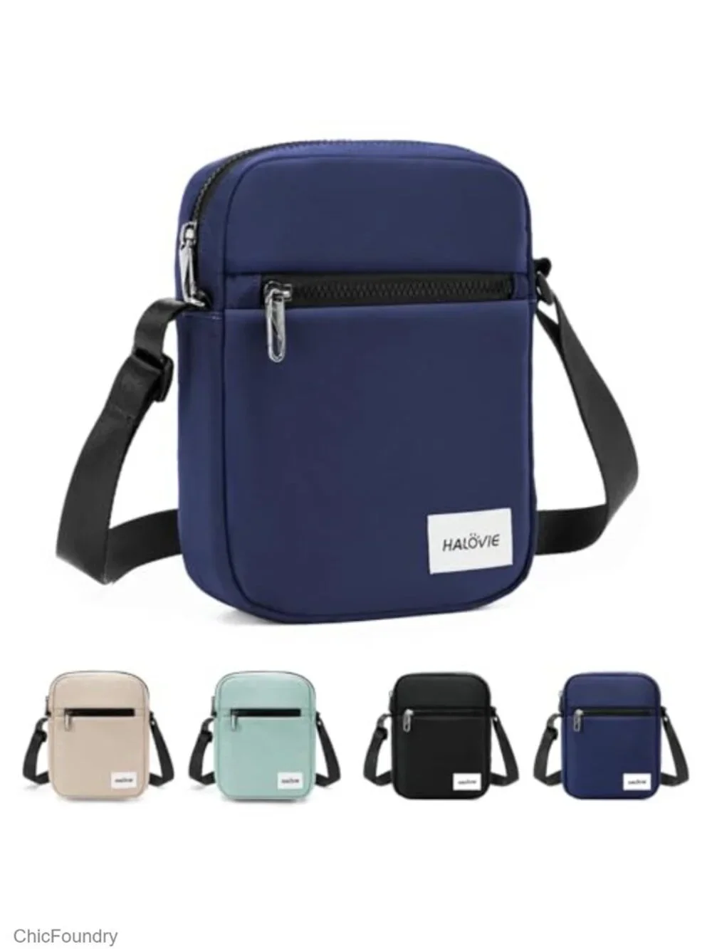 RFID Anti-Theft Crossbody Bag with Slash Resistant Strap for Travel
